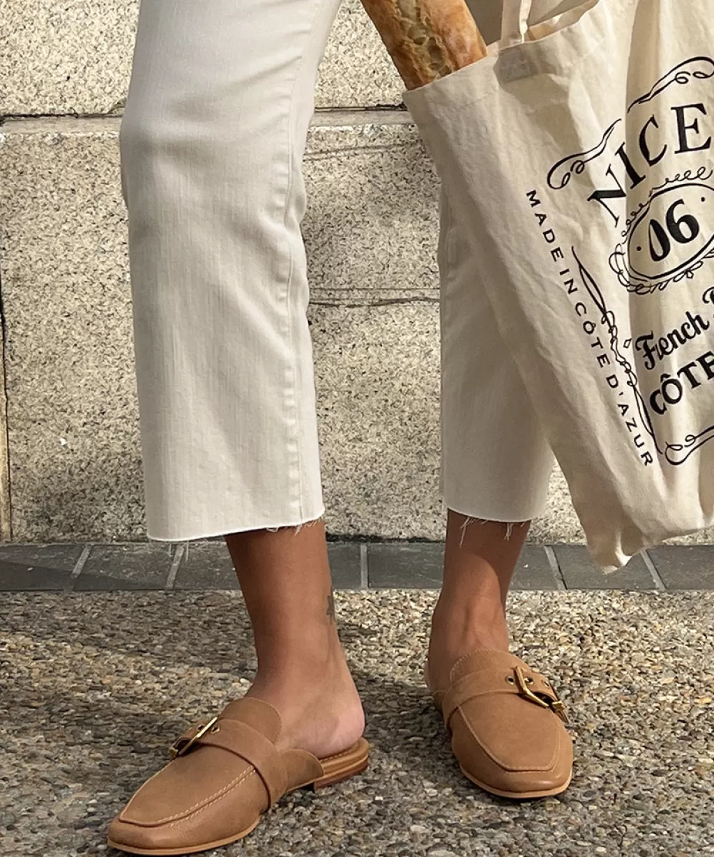 DOLCE VITA Santel Flats Brown Leather Hot