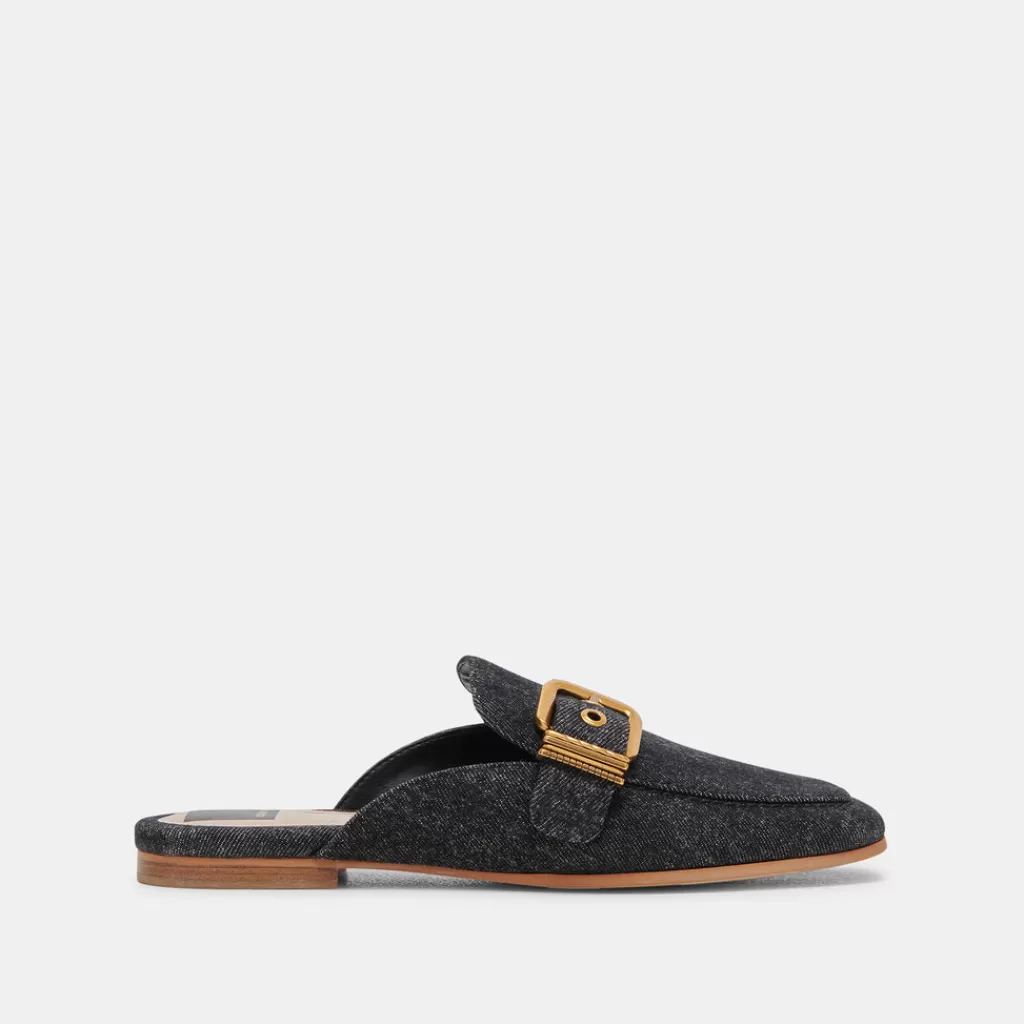 DOLCE VITA Santel Flats Carbon Denim Shop