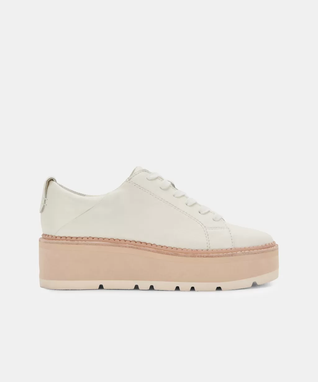 DOLCE VITA Toyah Sneakers White Leather Flash Sale