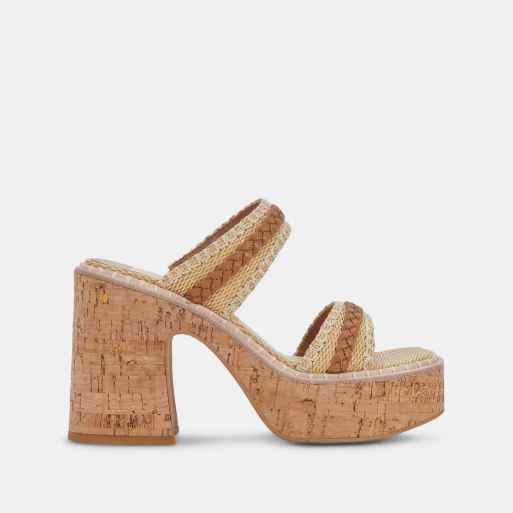 DOLCE VITA Whim Heels Honey Raffia New