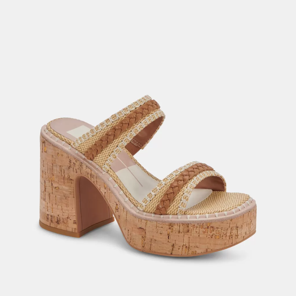 DOLCE VITA Whim Heels Honey Raffia New