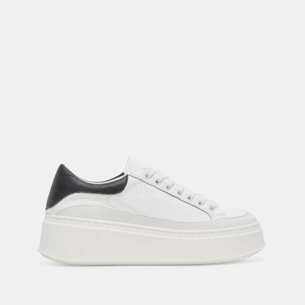 DOLCE VITA Wyett Sneakers White Black Leather Online