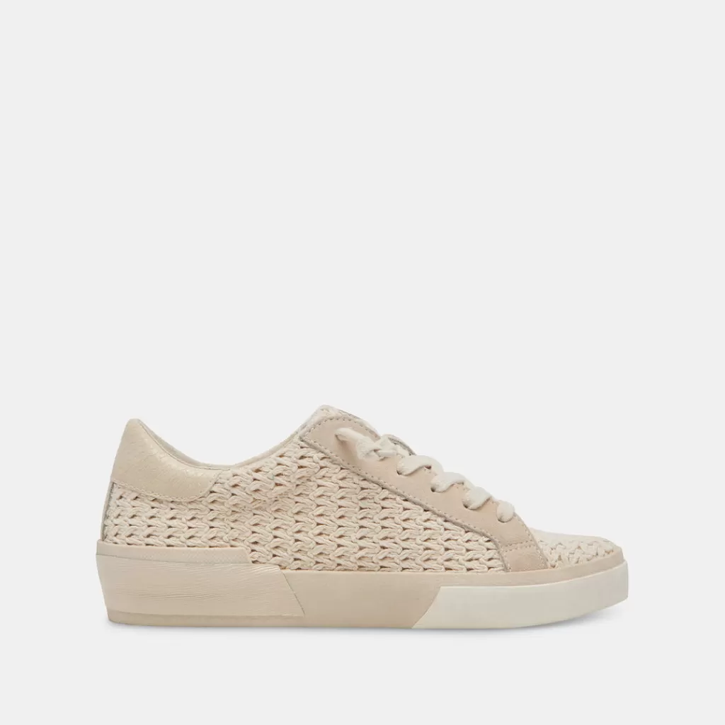 DOLCE VITA Zina Crochet Sneakers Sandstone Crochet Flash Sale