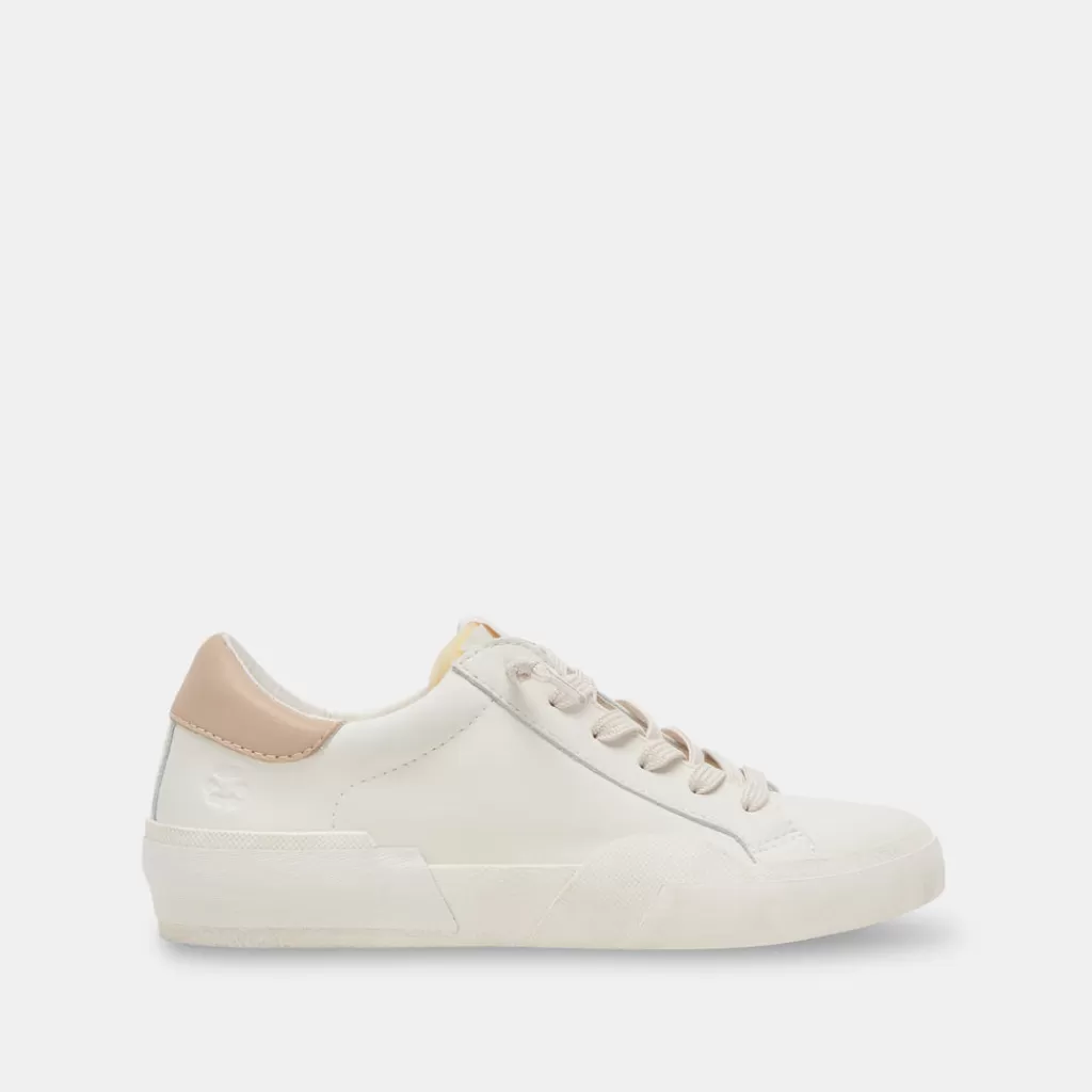 DOLCE VITA Zina Foam 360 Sneakers White Dune Recycled Leather Cheap