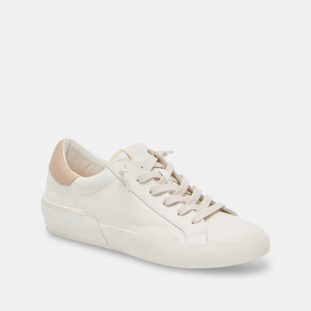 DOLCE VITA Zina Foam 360 Sneakers White Dune Recycled Leather Cheap