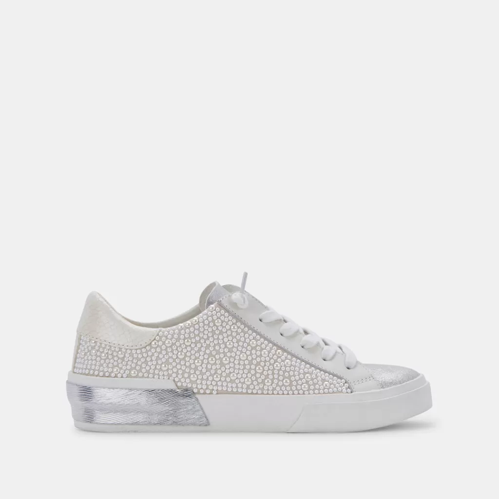 DOLCE VITA Zina Pearl Sneakers Vanilla Pearls Clearance