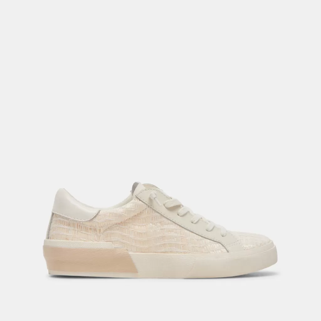 DOLCE VITA Zina Sneakers Bone Raffia Best