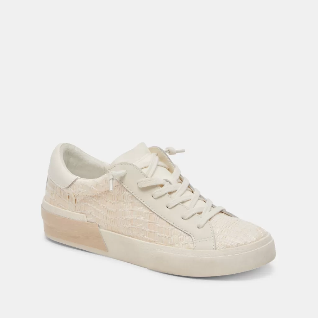 DOLCE VITA Zina Sneakers Bone Raffia Best