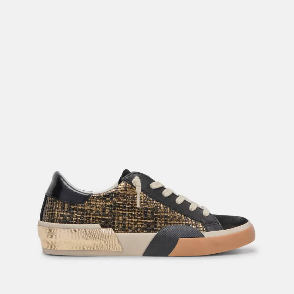 DOLCE VITA Zina Sneakers Bronze Black Woven Best Sale