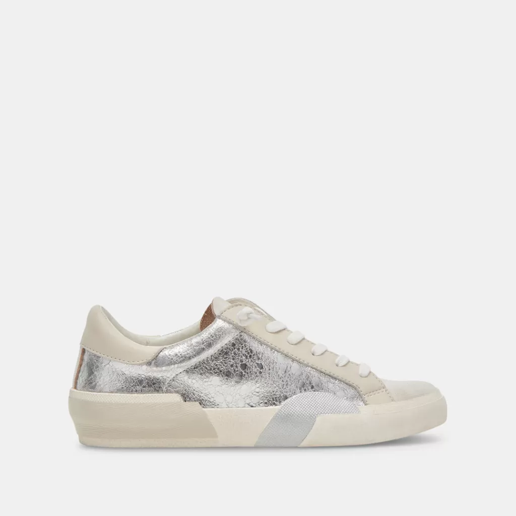 DOLCE VITA Zina Sneakers Chrome Distressed Leather Online